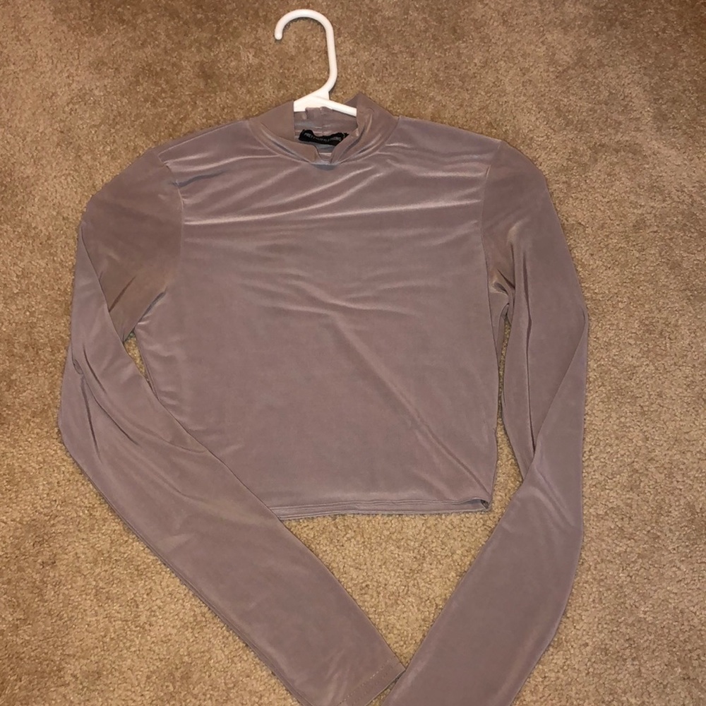 Cropped turtle neck